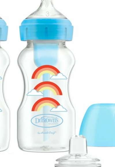 Dr. Brown's Anti-Colic BOTTLE to SIPPY 9 oz Baby Bottle Start Kit - Picture 2 of 6